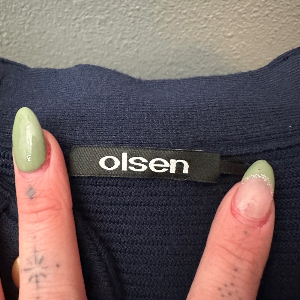 Olsen Henny zip up cardigan sweater - Picture 3 of 7